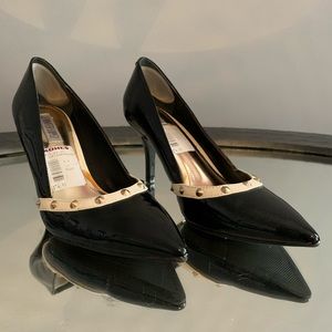 JLO Black Patent Leather Heel